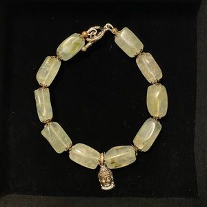 Green buddha bracelet